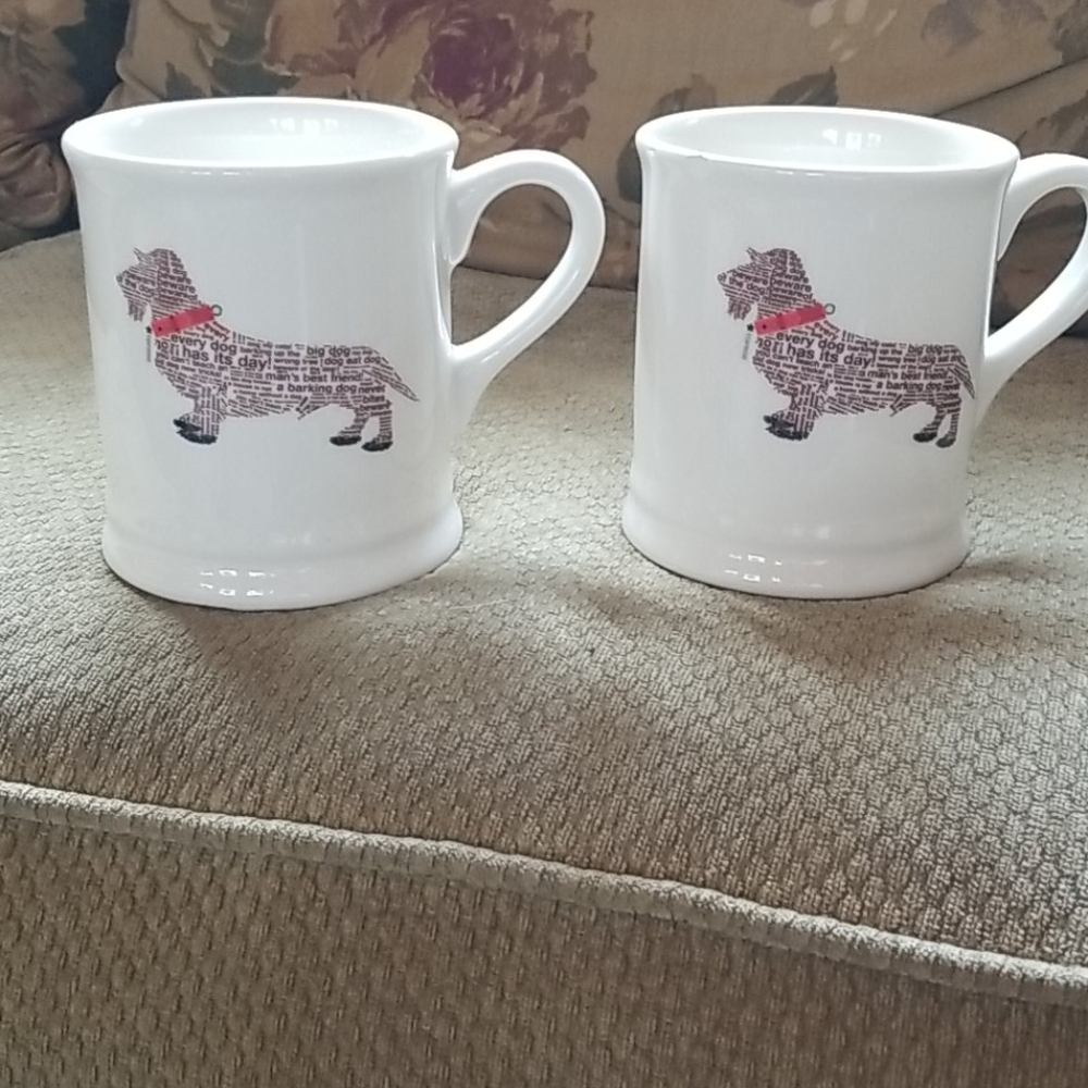 Daschund mugs